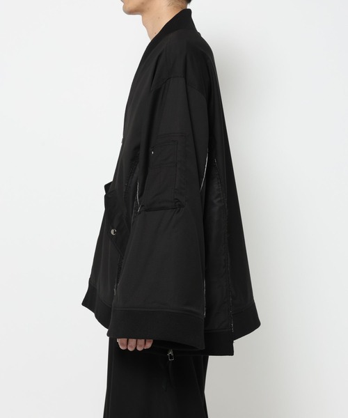 HARE（ハレ）の「SAMUE-1ブルゾン(HARE)（MA-1・メンズ・ブラック・FREE）」の6枚目の写真
