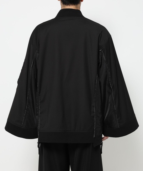 HARE（ハレ）の「SAMUE-1ブルゾン(HARE)（MA-1・メンズ・ブラック・FREE）」の7枚目の写真