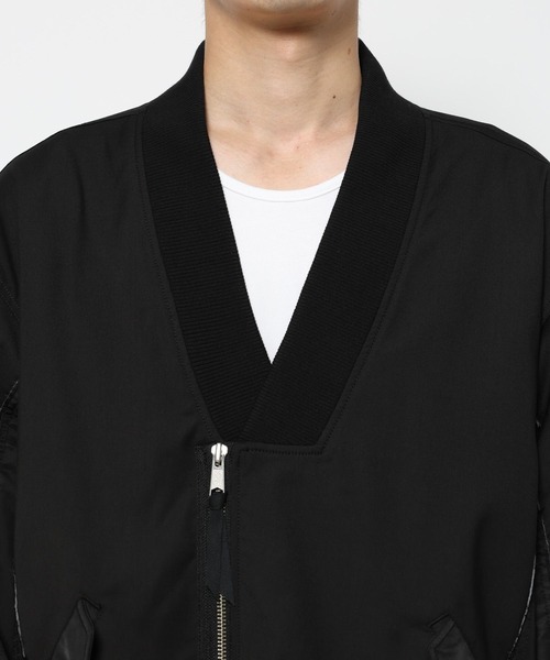 HARE（ハレ）の「SAMUE-1ブルゾン(HARE)（MA-1・メンズ・ブラック・FREE）」の8枚目の写真