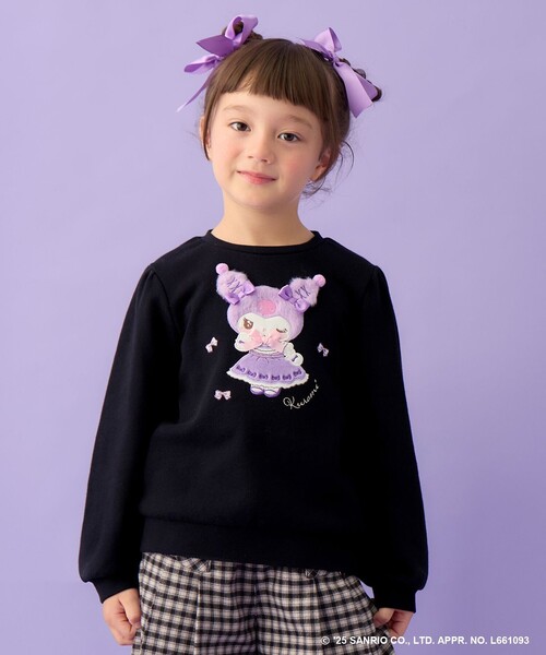 マイメロディ＆クロミ×ANY KIDS】アップリケ トレーナー（スウェット