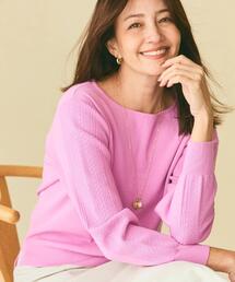 Reflect（リフレクト）の「【選べる6色／長く着られる◎】ボートネックニット（ニット/セーター）」