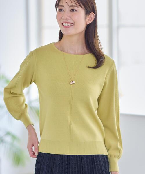 Reflect（リフレクト）の「【選べる6色／長く着られる◎】ボートネックニット（ニット/セーター・レディース・ブラック/ライトグレー/ライトブルー/マスタード/ピンク系/レッド系1・09/07/15 /13/11/05）」の21枚目の写真