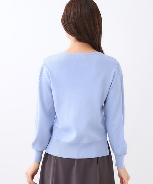 Reflect（リフレクト）の「【選べる6色／長く着られる◎】ボートネックニット（ニット/セーター・レディース・ブラック/ライトグレー/ライトブルー/マスタード/ピンク系/レッド系1・09/07/15 /13/11/05）」の18枚目の写真