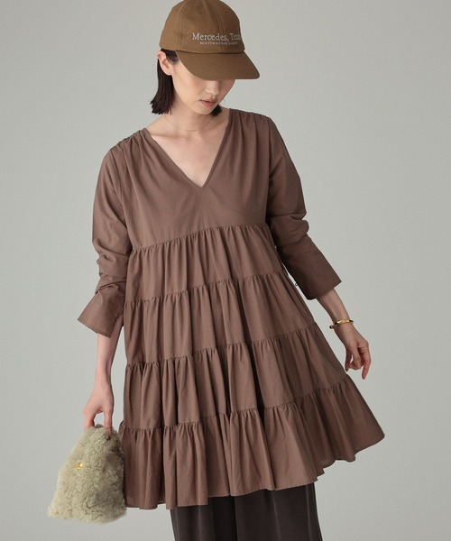 【新品】 MARILYN MOON マリリンムーン 2wayレースボウタイドレス Marilyn Moon（マリリンムーン）の「2wayレースボウタイドレス