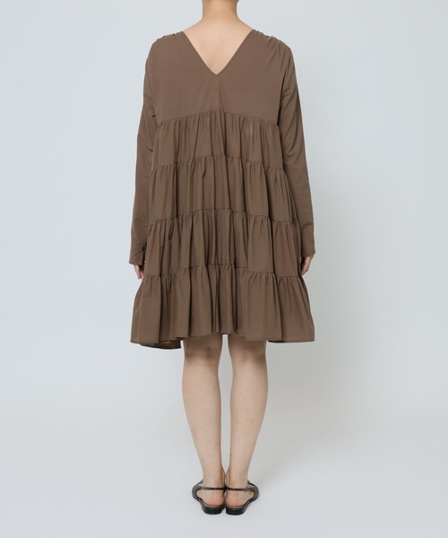 Marilyn Moon（マリリンムーン）の「【MARILYN MOON】＜別注＞ワンピース（ワンピース・レディース・ブラウン/ベージュ・FREE）」の14枚目の写真