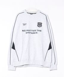 Reebok（リーボック）の「2025AW Reebok/リーボック 裏起毛 エンブレム刺繍 クルーネックスウェットトレーナー 無地レディース メンズ（スウェット）」