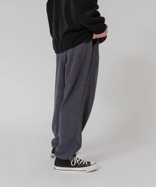THOUSAND MILE（サウザンドマイル）の「『別注』THOUSAND MILE×URBAN RESEARCH　ニットフリースパンツ（その他パンツ・メンズ・ブラック/チャコールグレー/オフホワイト/ネイビー・MEDIUM/LARGE）」の17枚目の写真
