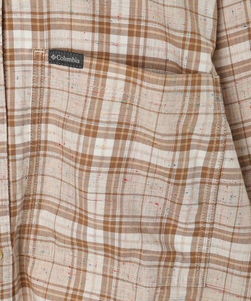 Columbia(コロンビア)の「Columbia/ウィメンズ ブルーポイントクリークウーブン ロングスリーブシャツ チェック/コロンビア(シャツ/ブラウス・レディース・レッド/ネイビー/ベージュ/ブルー・L/XL/M/S)」の6枚目の写真