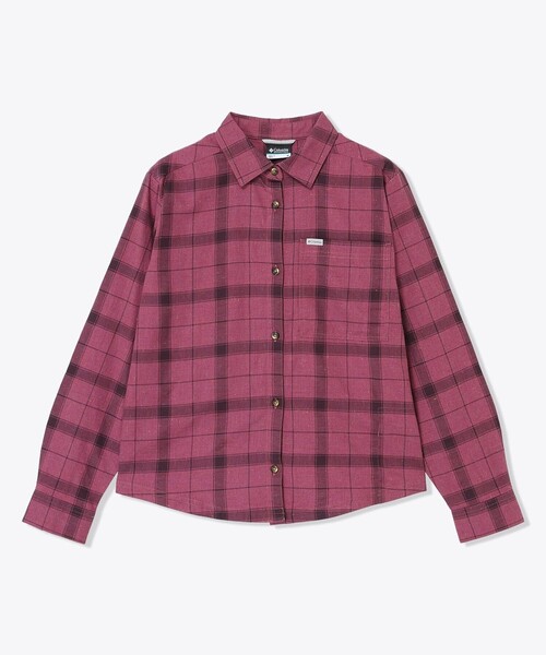 Columbia(コロンビア)の「Columbia/ ウィメンズブルーポイントクリークウーブンLSシャツ /コロンビア(シャツ/ブラウス・レディース・レッド/ネイビー/ベージュ/ブルー・L/XL/M/S)」の7枚目の写真
