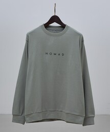 【NOMAD】ベアポンチ ロゴ 長袖Tシャツ