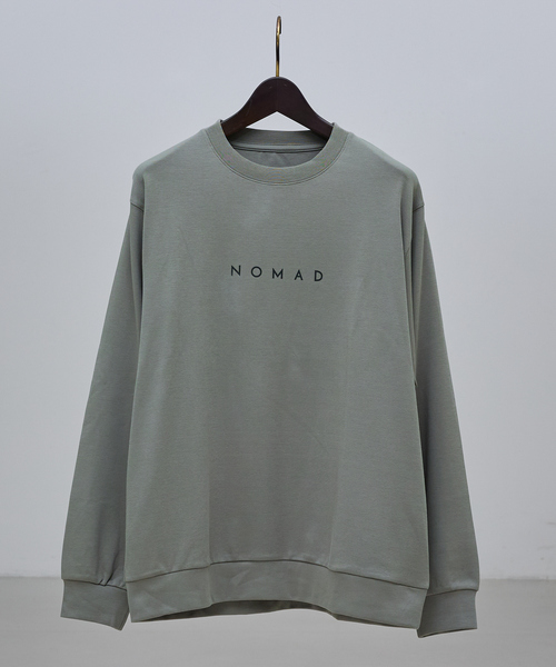 ABAHOUSE GRAY(アバハウスグレイ)の「【NOMAD】ベアポンチ ロゴ 長袖Tシャツ(Tシャツ/カットソー・メンズ・ホワイト/グレイッシュベージュ/グレー/ブラック/モカ・46/48)」の3枚目の写真