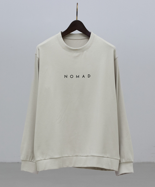 ABAHOUSE GRAY(アバハウスグレイ)の「【NOMAD】ベアポンチ ロゴ 長袖Tシャツ(Tシャツ/カットソー・メンズ・ホワイト/グレイッシュベージュ/グレー/ブラック/モカ・46/48)」の5枚目の写真