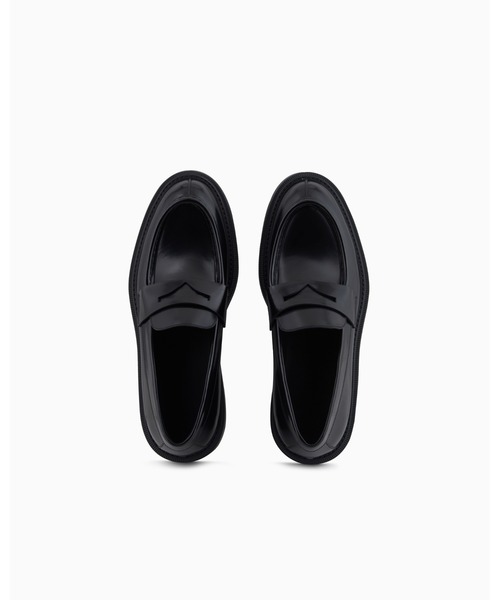 エンポリオ アルマーニ】ローファー ブラッシュドレザー（ローファー