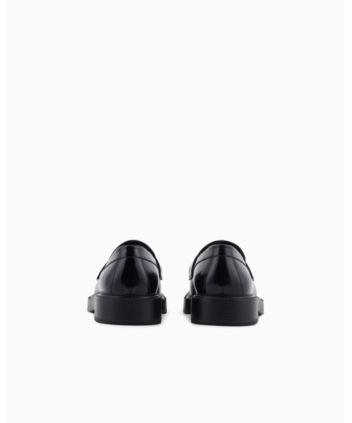 EMPORIO ARMANI（エンポリオアルマーニ）の「【エンポリオ アルマーニ】ローファー ブラッシュドレザー（ローファー・メンズ・ブラック・7/7.5/8/8.5/9）」の5枚目の写真