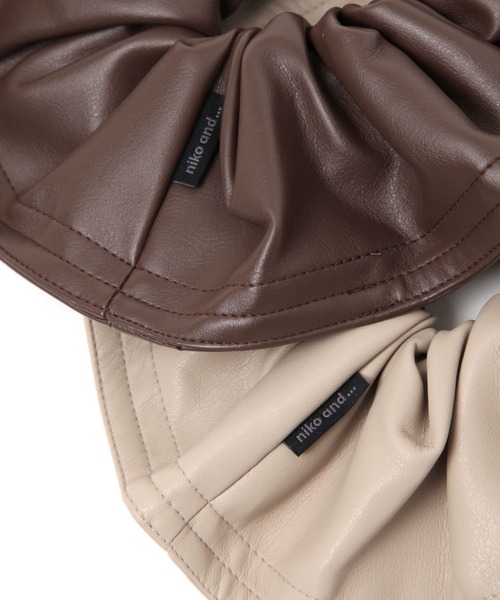 セール】PU BIGシュシュ（シュシュ）｜niko and（ニコアンド）の