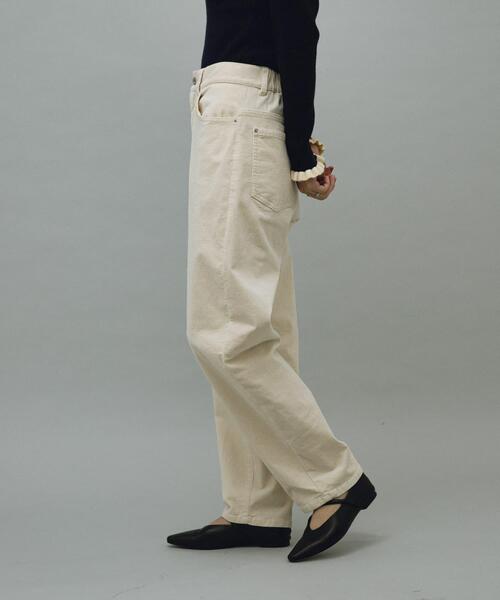 URBAN RESEARCH Sonny Label（アーバンリサーチサニーレーベル）の「コーデュロイカーブパンツ（その他パンツ・レディース・ベージュ/オフホワイト/チャコールグレー・36/38）」の7枚目の写真