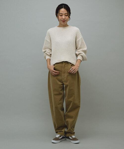 URBAN RESEARCH Sonny Label（アーバンリサーチサニーレーベル）の「コーデュロイカーブパンツ（その他パンツ・レディース・ベージュ/オフホワイト/チャコールグレー・36/38）」の18枚目の写真