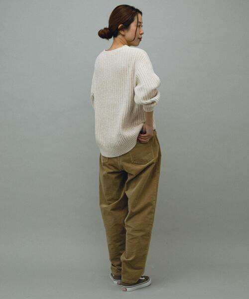 URBAN RESEARCH Sonny Label（アーバンリサーチサニーレーベル）の「コーデュロイカーブパンツ（その他パンツ・レディース・ベージュ/オフホワイト/チャコールグレー・36/38）」の20枚目の写真