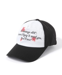 AMESWORLDWIDE（アメスワールドワイド）の「★K-POPアイドル着用【UNISEX】AMES WORLDWIDE／２カラーレタリングＣＡＰ（キャップ）」