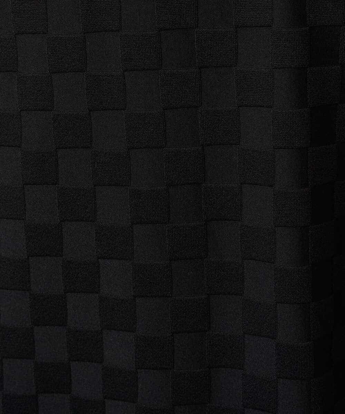 a.v.v(アーヴェヴェ)の「【ジャケット映えカットソー】ブロックリンクスジャカードクルーネックTシャツ 通勤/ビジネス/ジャケット【イージーケア/毛玉になりにくい/洗濯機で洗える】〈ON/(Tシャツ/カットソー・メンズ・ブラック/グリーン/ホワイト・46/48/50)」の10枚目の写真