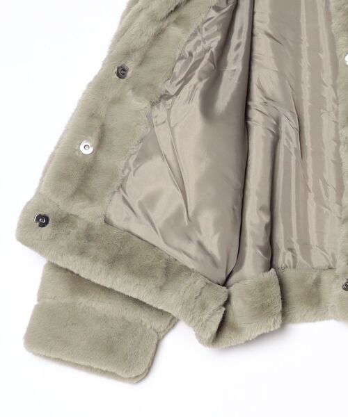 HTH ファーブルゾン faux fur jacket（ブルゾン）｜HTH（エイチティーエイチ）の