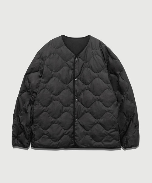 nanamica（ナナミカ）の「【nanamica / ナナミカ】Reversible Down Cardigan（ダウンジャケット/コート・メンズ・ブラック/ベージュ・S/M/L）」の3枚目の写真