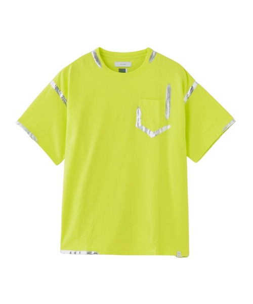 FACETASM（ファセッタズム）の「FACETASM FOIL BIG TEE NAT-TEE-U01（Tシャツ/カットソー・メンズ・ライトイエロー/ホワイト/ブラック・5）」の3枚目の写真