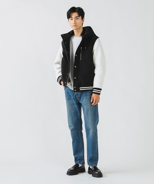 BEAMS HEART（ビームスハート）の「フーディー スタジャン（スタジャン・メンズ・ネイビー/ブラック・SMALL/MEDIUM/LARGE）」の4枚目の写真