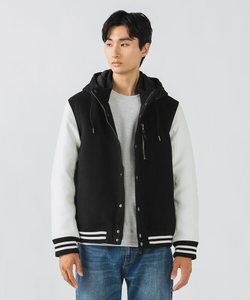 BEAMS HEART（ビームスハート）の「フーディー スタジャン（スタジャン・メンズ・ネイビー/ブラック・SMALL/MEDIUM/LARGE）」の6枚目の写真