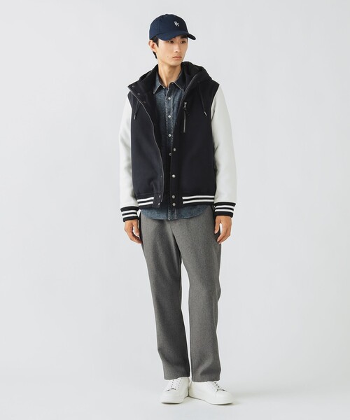 BEAMS HEART（ビームスハート）の「フーディー スタジャン（スタジャン・メンズ・ネイビー/ブラック・SMALL/MEDIUM/LARGE）」の8枚目の写真