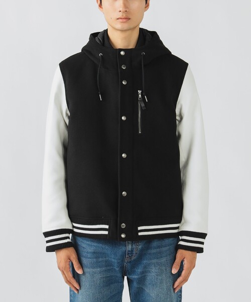 BEAMS HEART（ビームスハート）の「フーディー スタジャン（スタジャン・メンズ・ネイビー/ブラック・SMALL/MEDIUM/LARGE）」の11枚目の写真