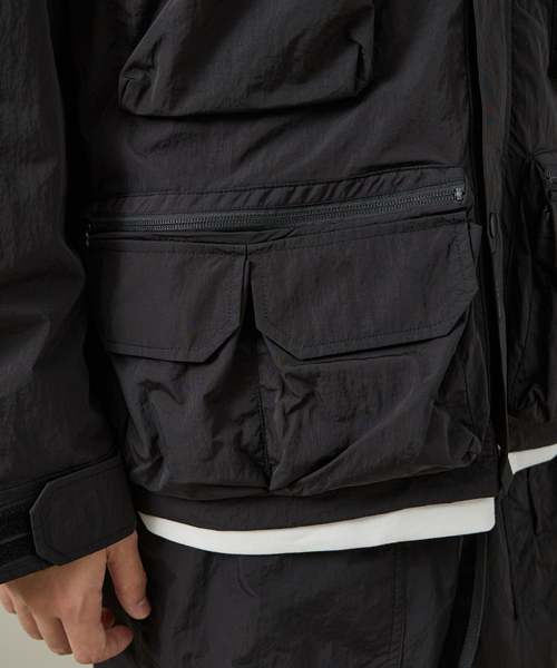 NOIR(ノワール)の「【NoiR / ノワール】Connect Hooded / コネクトフーディ/NW25004(ブルゾン・メンズ・ブラック・M/L)」の8枚目の写真