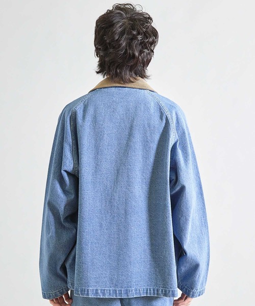 UNION STATION(ユニオンステーション)の「BOXY デニムジャケット(デニムジャケット・メンズ・ブルー/ブラック・M/L)」の14枚目の写真