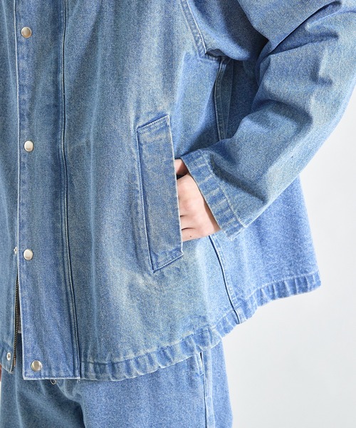 UNION STATION(ユニオンステーション)の「BOXY デニムジャケット(デニムジャケット・メンズ・ブルー/ブラック・M/L)」の11枚目の写真