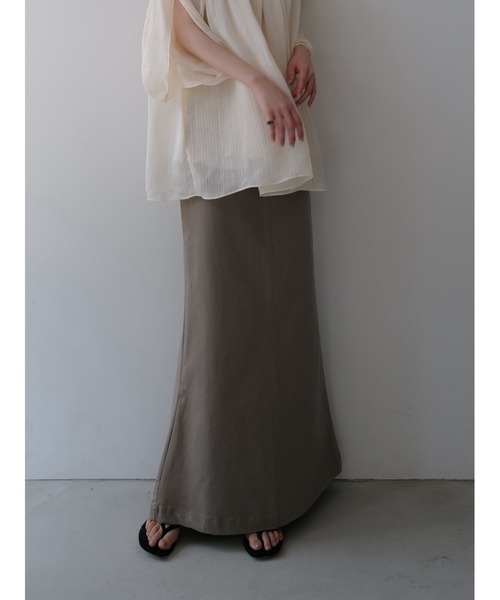 layered-like long skirt