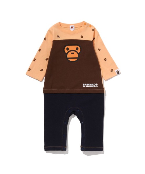 BABY MILO MONOGRAM FACE FRIENDS ROMPERS（ロンパース）｜A BATHING