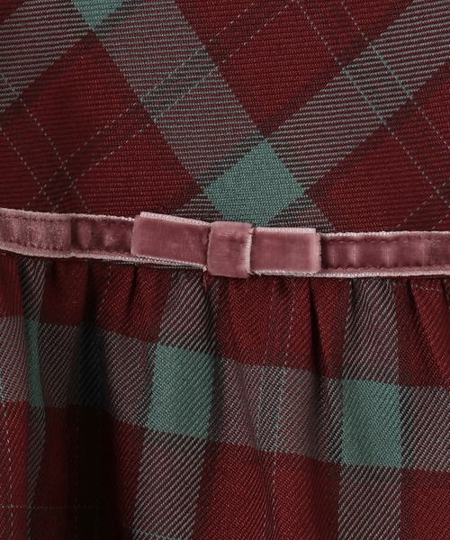 sense of wonder（センスオブワンダー）の「チェックジャンパースカート（ジャンパースカート・キッズ・ホワイト系/ワイン・120cm/130cm/90cm/100cm/110cm）」の6枚目の写真