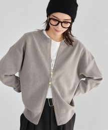 BARNYARDSTORM（バンヤードストーム）の「BARNYARDSTORM / ミラノリブZIPカーデ＜セットアップ対応＞【WEB限定】（カーディガン/ボレロ・レディース）」