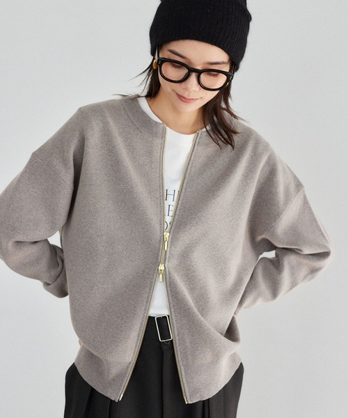 BARNYARDSTORM / ミラノリブZIPカーデ＜セットアップ対応＞【WEB限定