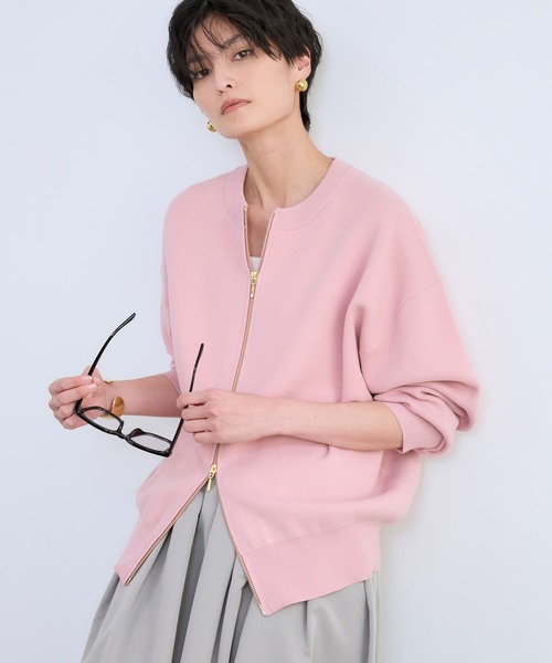 BARNYARDSTORM / ミラノリブZIPカーデ＜セットアップ対応＞【WEB限定