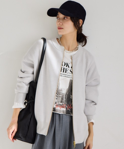 BARNYARDSTORM / ミラノリブZIPカーデ＜セットアップ対応＞【WEB限定