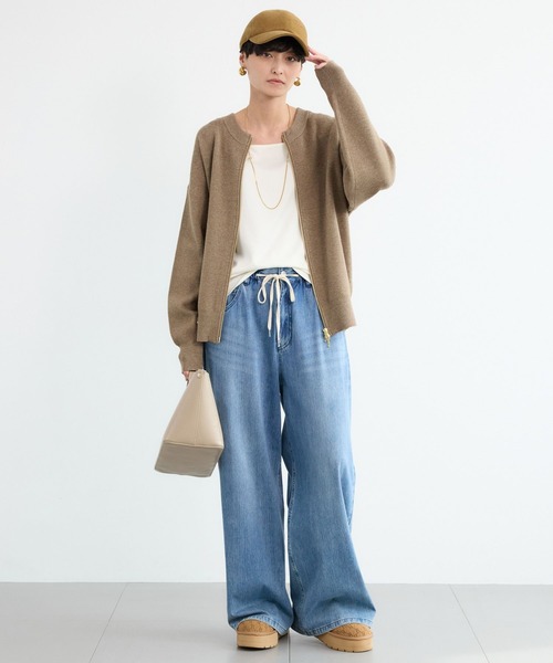 BARNYARDSTORM / ミラノリブZIPカーデ＜セットアップ対応＞【WEB限定