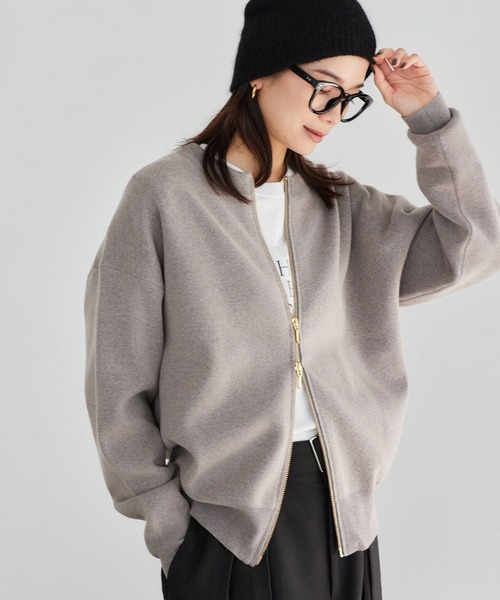 BARNYARDSTORM / ミラノリブZIPカーデ＜セットアップ対応＞【WEB限定