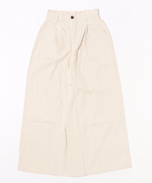 aimoha（アイモハ）の「タック ワイドパンツ（スラックス・レディース・ライトベージュ/ブラック/チョコ・LARGE/MEDIUM）」の10枚目の写真