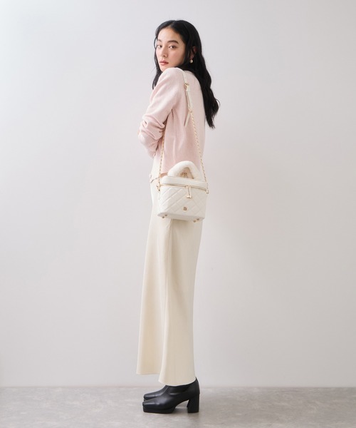 VIS（ビス）の「シャイニーナローフレアスカート（スカート・レディース・キナリ/ブラック・FREE）」の16枚目の写真