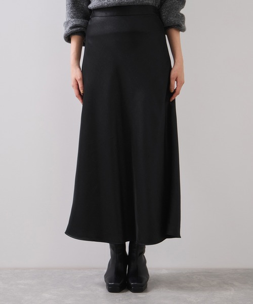 VIS（ビス）の「シャイニーナローフレアスカート（スカート・レディース・キナリ/ブラック・FREE）」の14枚目の写真