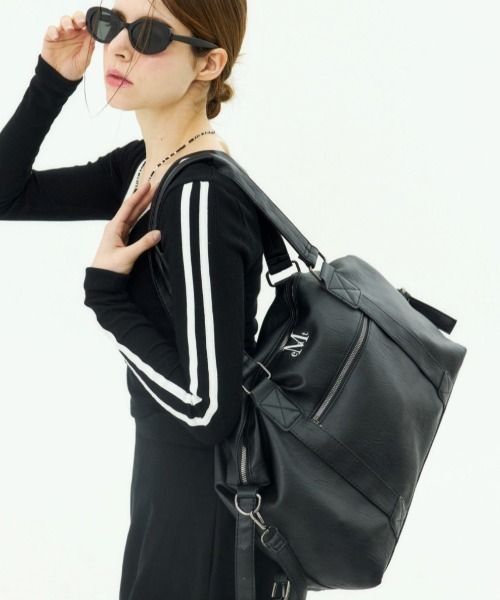 A'GEM/9 × .kom 『MUCENT/ムーセント』PRIME WRINKLE LEATHER TOTE BAG
