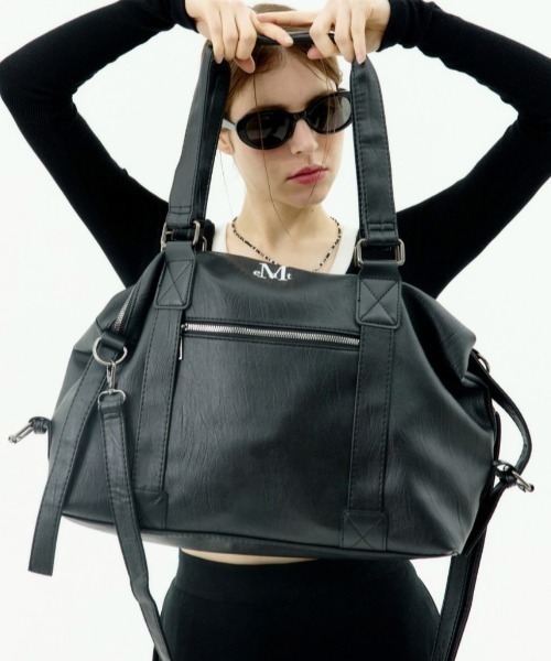 バッグ MUCENT Prime Linkle Leather Tote Bag MUSINSA公式 | MUCENT Prime Linkle Leather Tote Bag