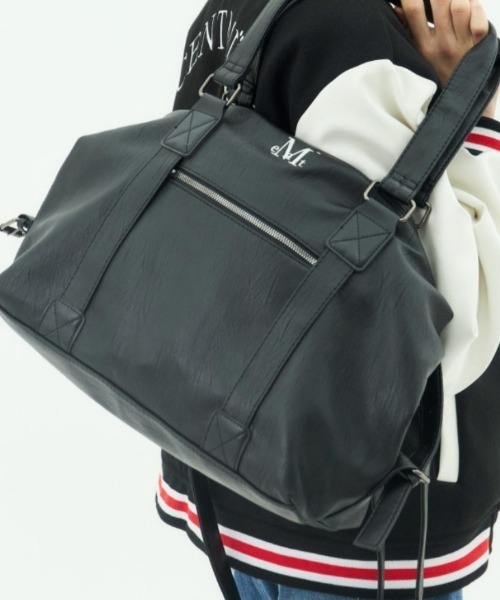 MUCENT(ムセント)の「A'GEM/9 × .kom 『MUCENT/ムーセント』PRIME WRINKLE LEATHER TOTE BAG/プラインリンクルレザートートバッグ(トートバッグ・レディース・ブラック・FREE)」の11枚目の写真