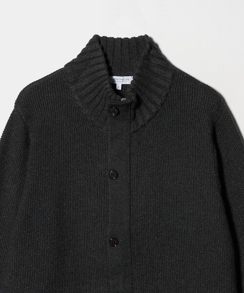 A DAY IN THE LIFE UNITED ARROWS(アデイインザライフユナイテッドアローズ)の「カノコ スタンドカラー ブルゾン-ウォッシャブル-<A DAY IN THE LIFE>(ブルゾン・メンズ・ダークグレー/ネイビー・M/L)」の4枚目の写真